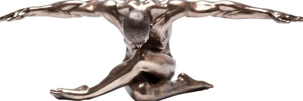 KARE Design Koriste-Esineet*Nude Man Bow Koriste-esine, Patsas 137cm