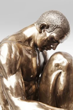 KARE Design Koriste-Esineet*Nude Man Stand Koriste-esine, Figuuri, Pronssi 35cm