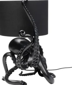 KARE Design Pöytävalaisimet*Octopus Mustekala Pöytävalaisin Musta 47cm