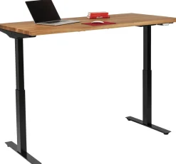 KARE Design Työpöydät*Office Jackie Oak Black Toimistopöytä, Työpöytä 160x80cm