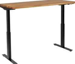 KARE Design Työpöydät*Office Jackie Oak Black Toimistopöytä, Työpöytä 160x80cm