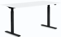 KARE Design Työpöydät*Office Smart Black White Toimistopöytä, Työpöytä 120x60cm