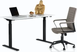 KARE Design Työpöydät*Office Smart Black White Toimistopöytä, Työpöytä 120x60cm
