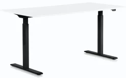 KARE Design Työpöydät*Office Smart Black White Toimistopöytä, Työpöytä 160x80cm