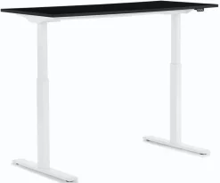 KARE Design Työpöydät*Office Smart White Black Toimistopöytä, Työpöytä 140x70cm