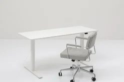 KARE Design Työpöydät*Office Smart White White Toimistopöytä, Työpöytä 120x60cm