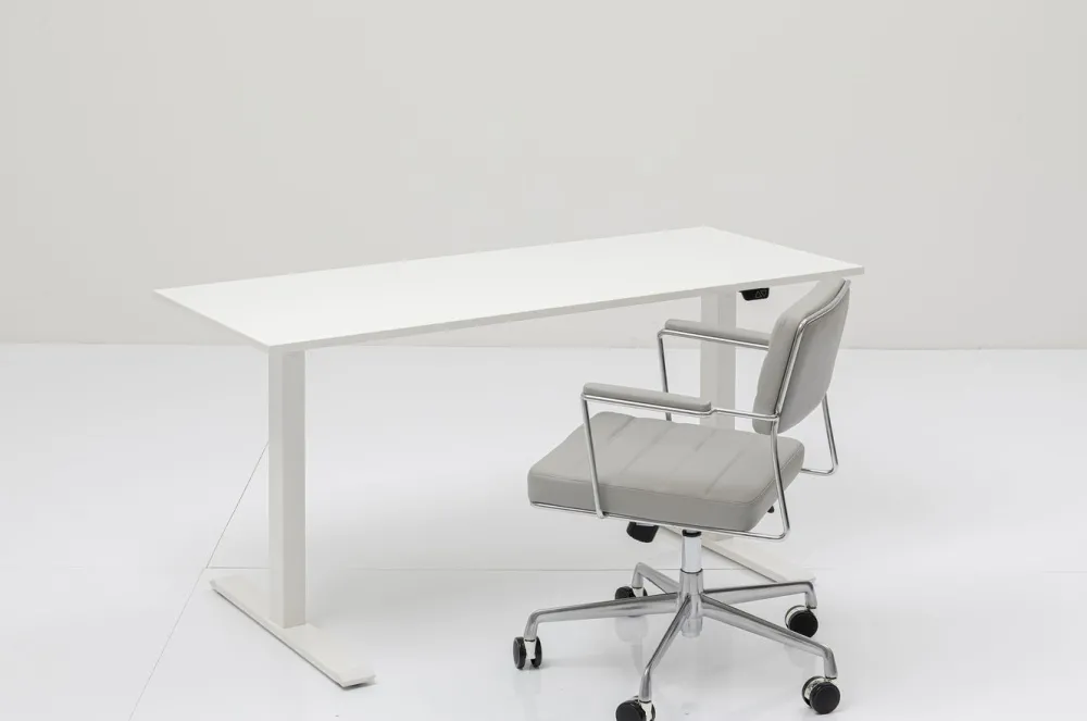KARE Design Työpöydät*Office Smart White White Toimistopöytä, Työpöytä 120x60cm