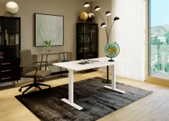 KARE Design Työpöydät*Office Smart White White Toimistopöytä, Työpöytä 140x70cm