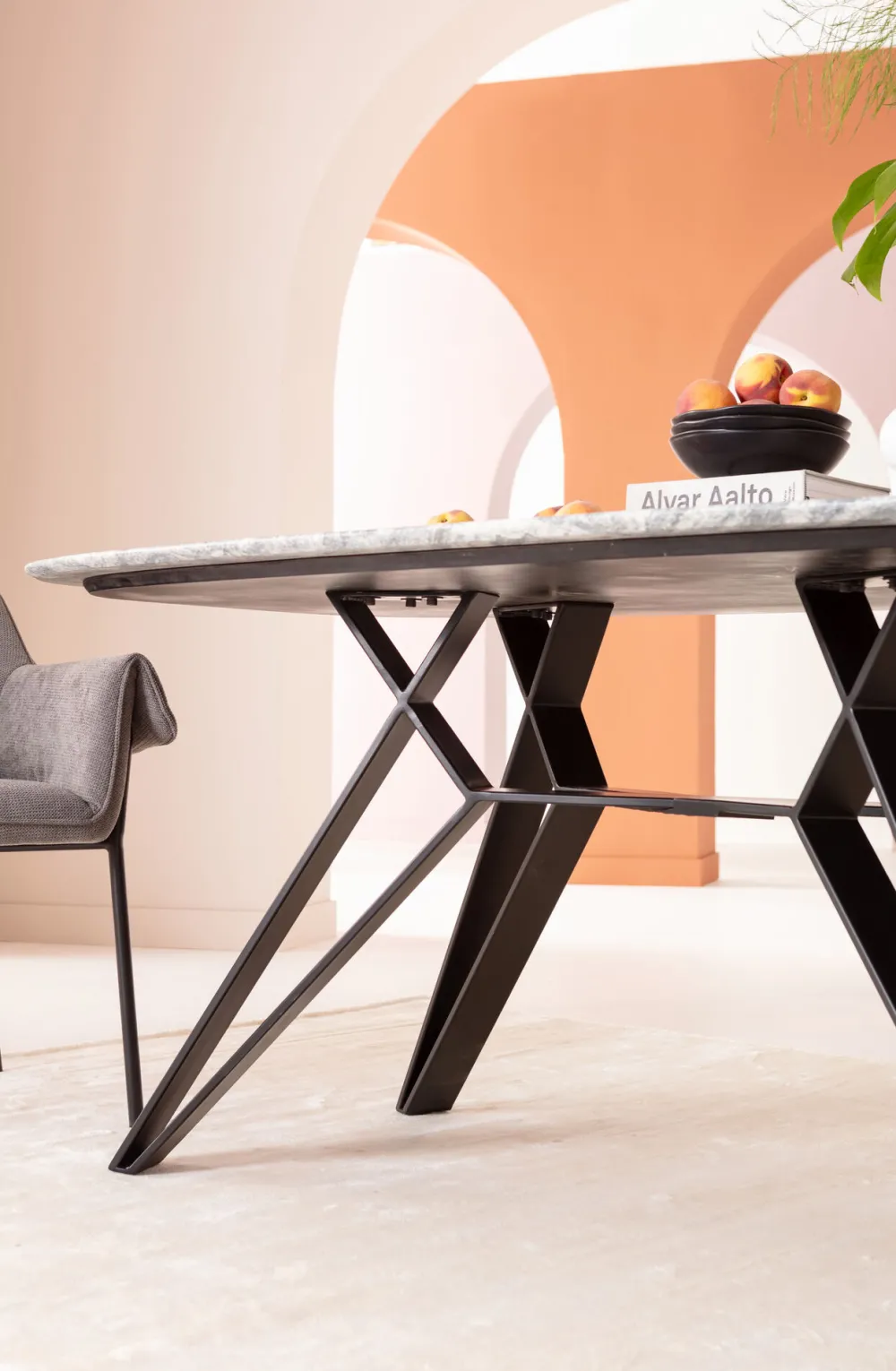 KARE Design Pöydät*Okinawa Pöytä, Metalli, Graniitti 180x90cm