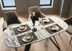 KARE Design Pöydät*Okinawa Pöytä, Metalli, Graniitti 180x90cm