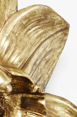 KARE Design Seinäkoristeet*Orchid Seinäkoriste, Kulta 44cm