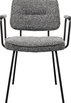 KARE Design Tuolit*Orelie Tuoli Käsinojilla Harmaa