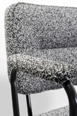 KARE Design Tuolit*Orelie Tuoli Käsinojilla Harmaa