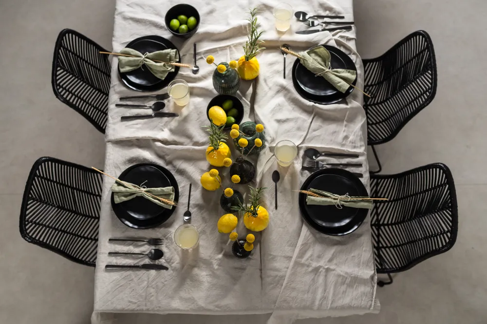 KARE Design Lautaset*Organic Black Lautanen Ø26cm