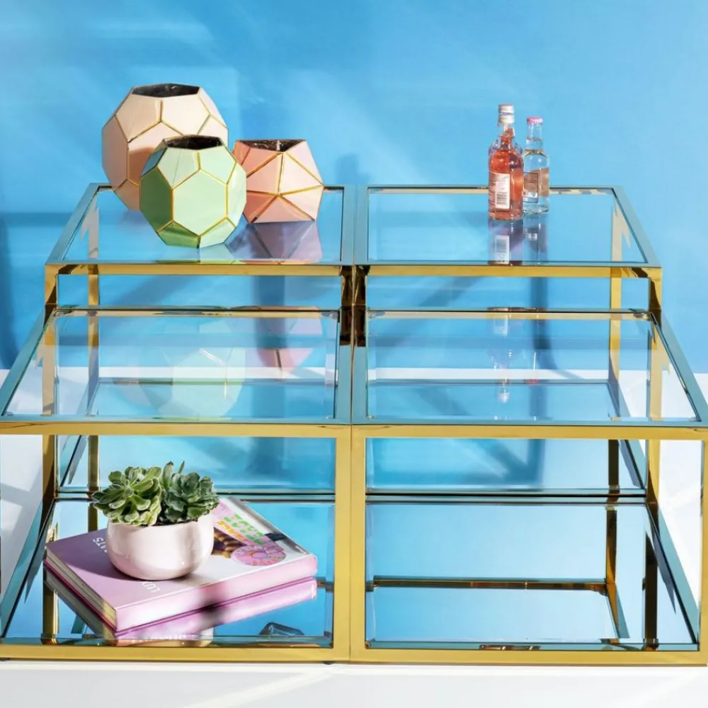 KARE Design Sohvapöydät*Orion Sohvapöytä, Kulta (4/Setti)