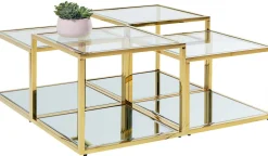KARE Design Sohvapöydät*Orion Sohvapöytä, Kulta (4/Setti)