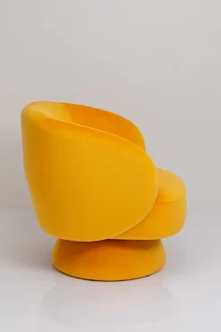 KARE Design Nojatuolit*Orion Yellow Pyörivä Nojatuoli, Keltainen