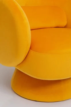 KARE Design Nojatuolit*Orion Yellow Pyörivä Nojatuoli, Keltainen