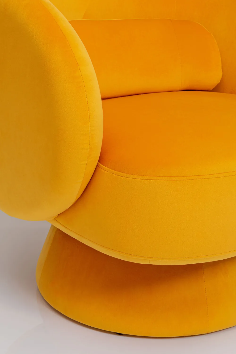 KARE Design Nojatuolit*Orion Yellow Pyörivä Nojatuoli, Keltainen