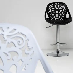 KARE Design Baarituolit*Ornament Baarituoli, Valkoinen