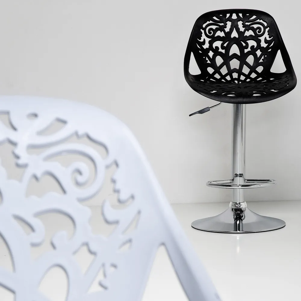 KARE Design Baarituolit*Ornament Baarituoli, Valkoinen