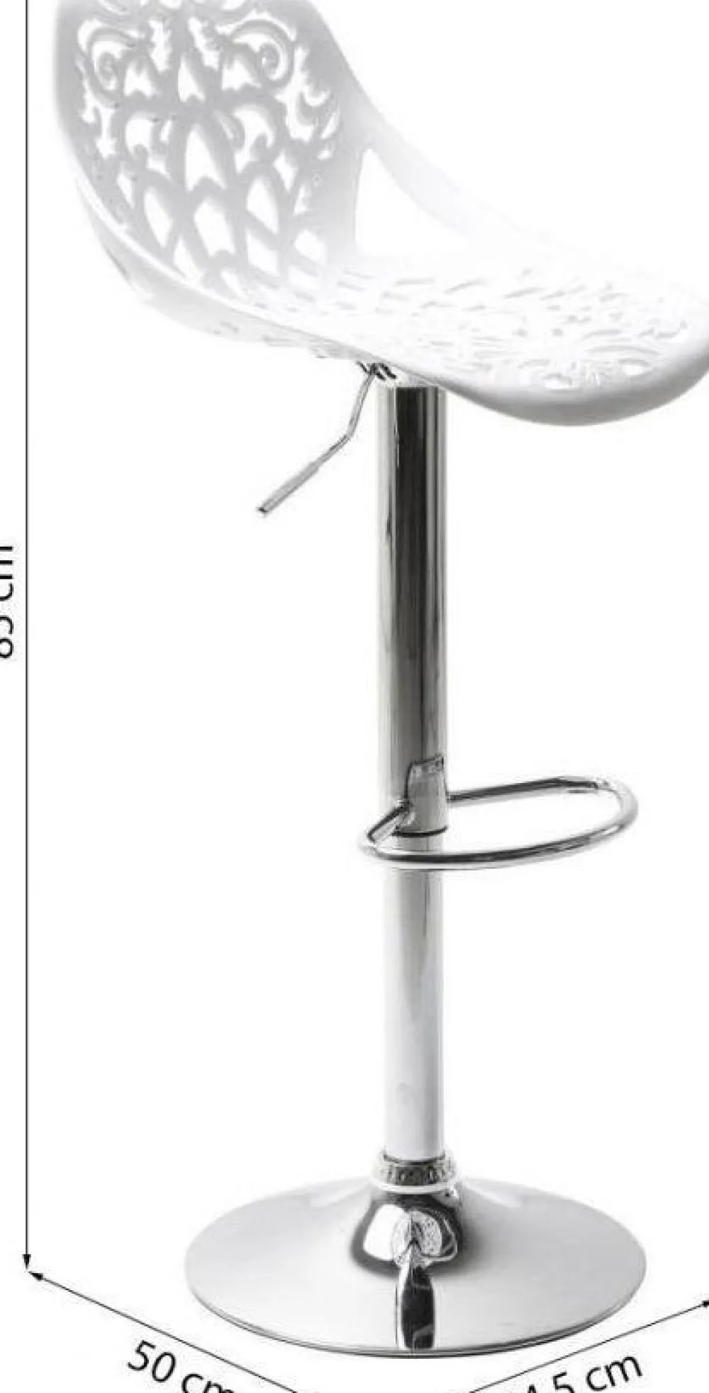 KARE Design Baarituolit*Ornament Baarituoli, Valkoinen