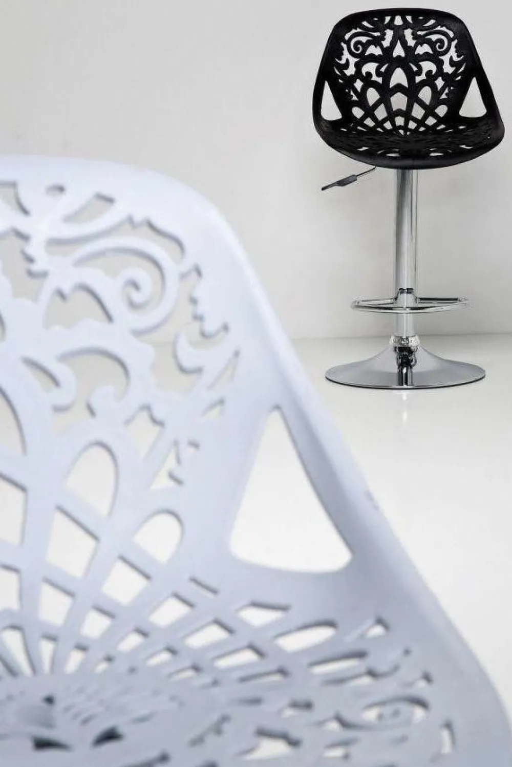 KARE Design Baarituolit*Ornament Baarituoli, Valkoinen