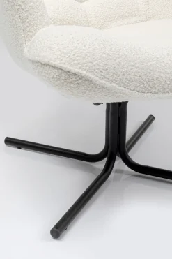 KARE Design Nojatuolit*Oscar Boucle Kääntyvä Nojatuoli, Kermanvärinen