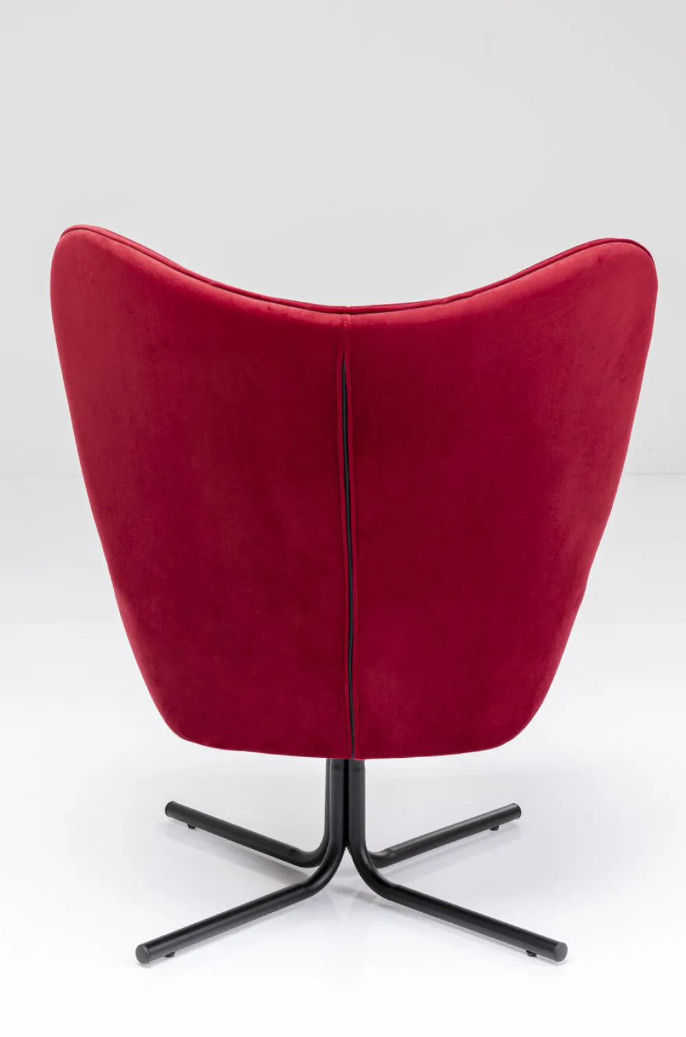 KARE Design Nojatuolit*Oscar Kääntyvä Nojatuoli - Samettia, Punainen