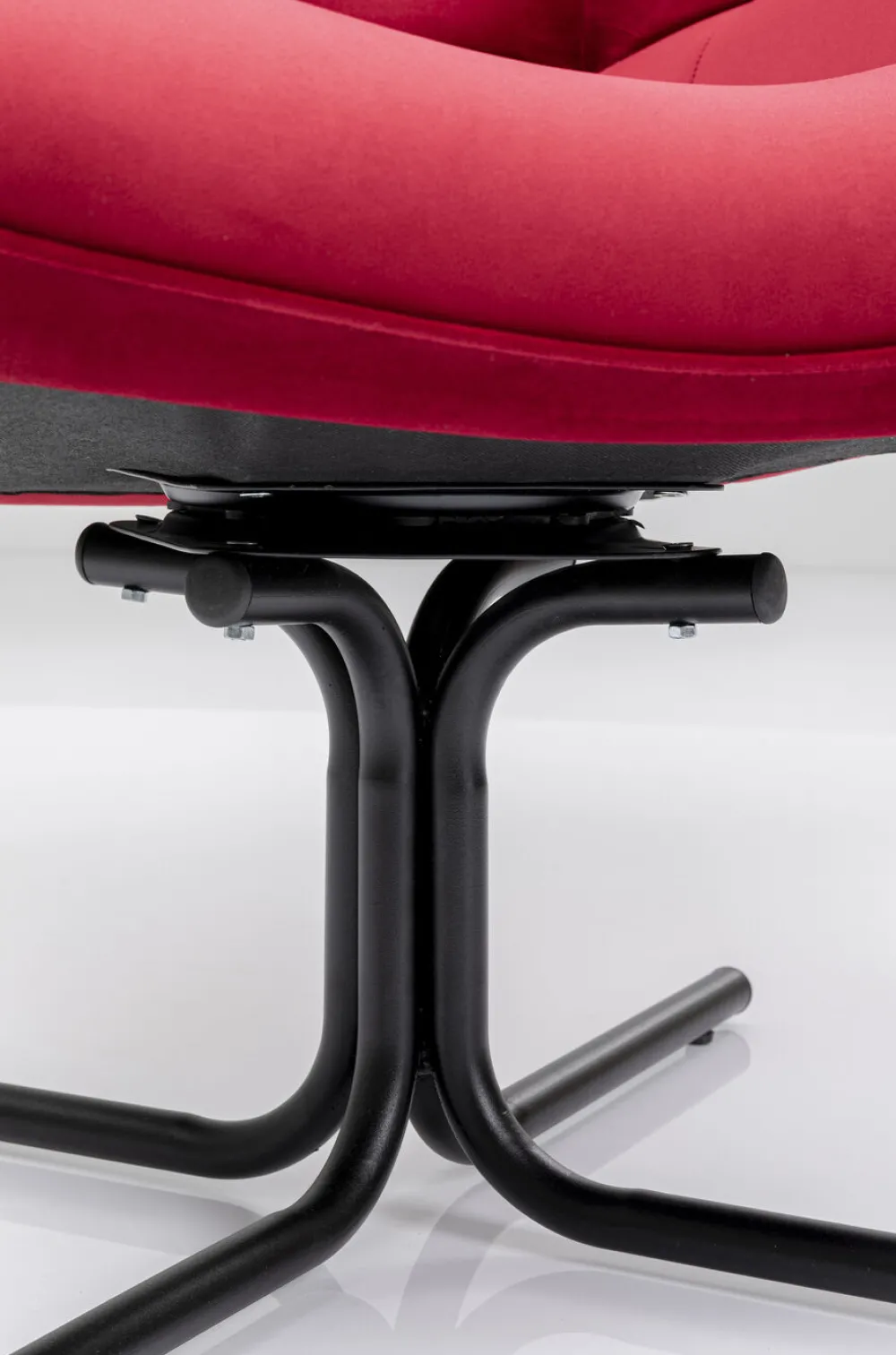 KARE Design Nojatuolit*Oscar Kääntyvä Nojatuoli - Samettia, Punainen