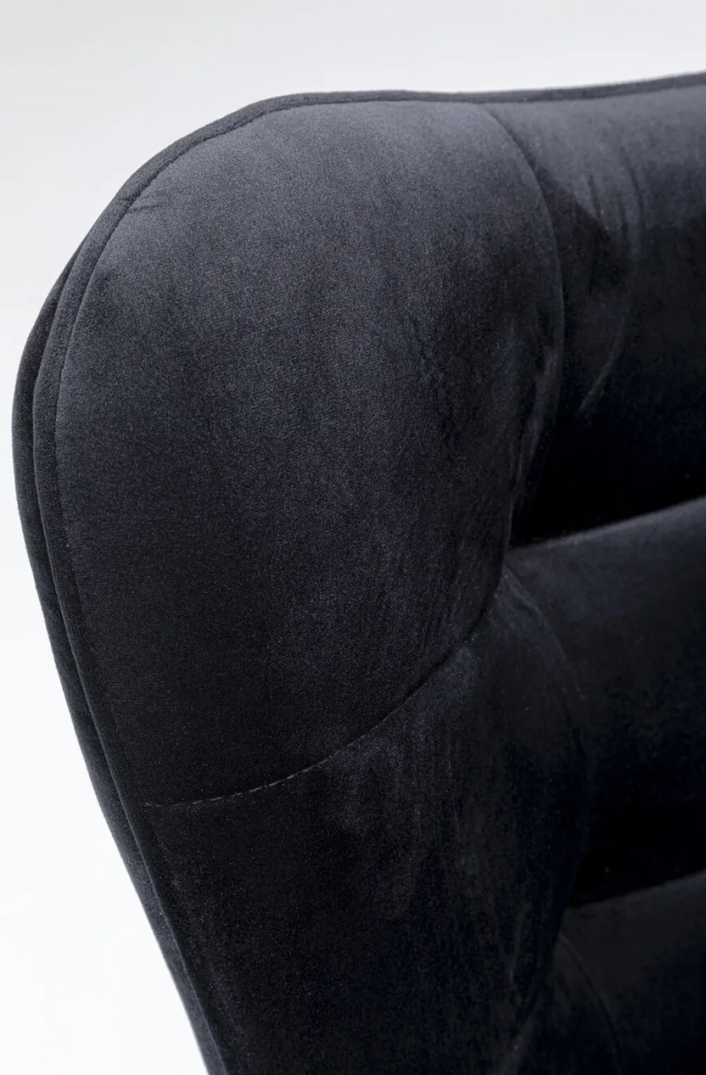 KARE Design Nojatuolit*Oscar Kääntyvä Nojatuoli - Samettia, Musta