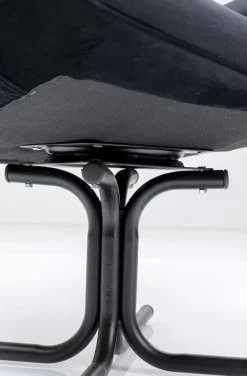 KARE Design Nojatuolit*Oscar Kääntyvä Nojatuoli - Samettia, Musta