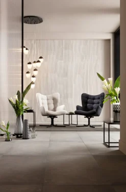 KARE Design Nojatuolit*Oscar Kääntyvä Nojatuoli - Samettia, Musta