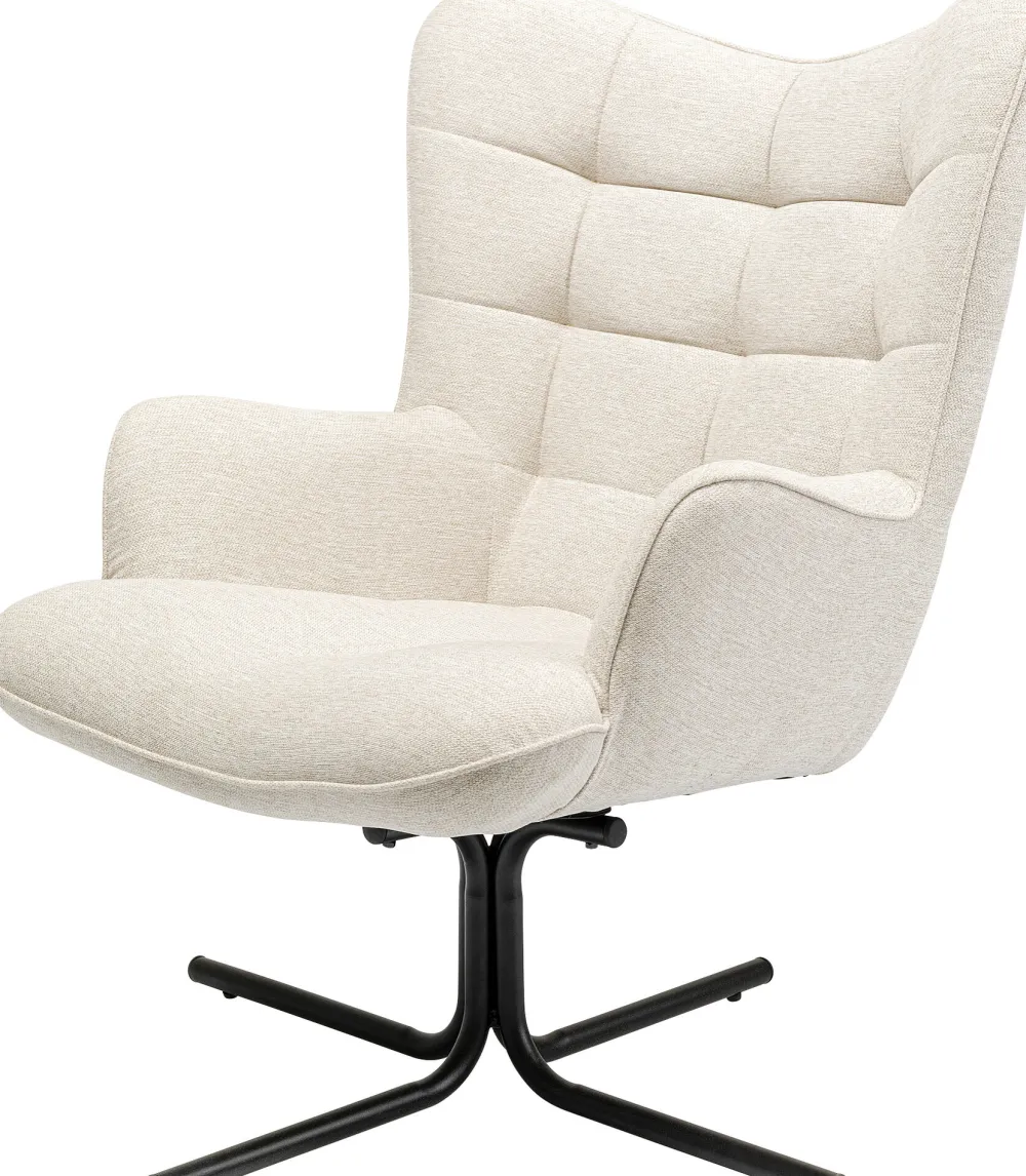 KARE Design Nojatuolit*Oscar Kääntyvä Nojatuoli, Kermanvärinen