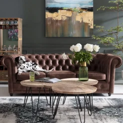 KARE Design Sohvat*Oxford Sohva 3-istuttava Vintage Smart