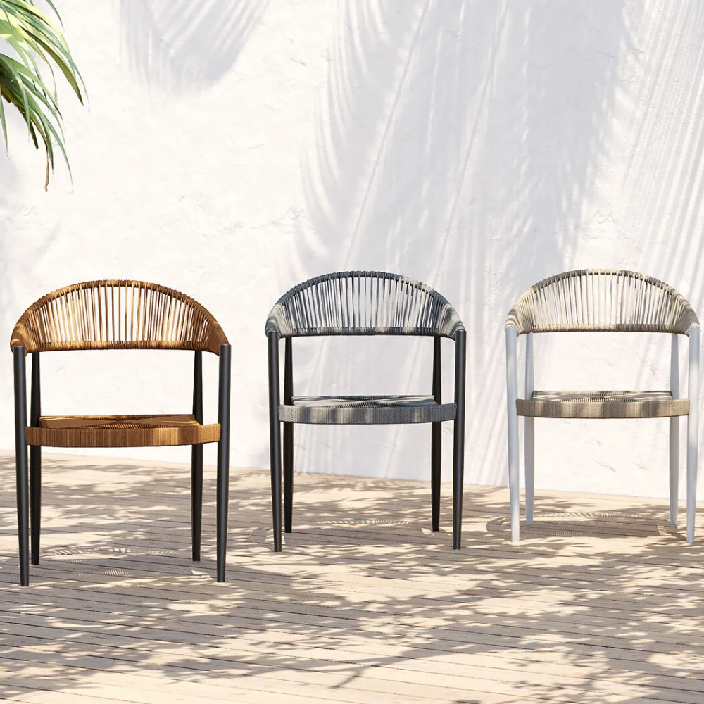 KARE Design Tuolit*Palma Tuoli Käsinojilla, Harmaa