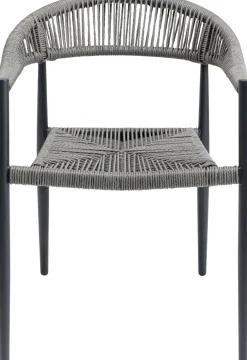 KARE Design Tuolit*Palma Tuoli Käsinojilla, Harmaa