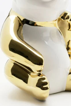 KARE Design Koriste-Esineet*Panda Koriste-esine Kulta 19cm