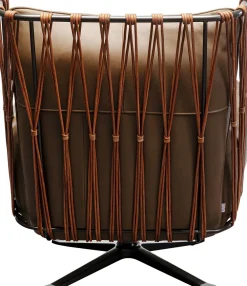 KARE Design Nojatuolit*Paradiso Kääntyvä Nojatuoli Ruskea