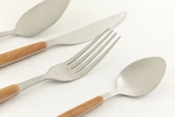 KARE Design Keittiö Ja Astiat*Paris Nature Aterimet Matta Hopea (16/osaa)