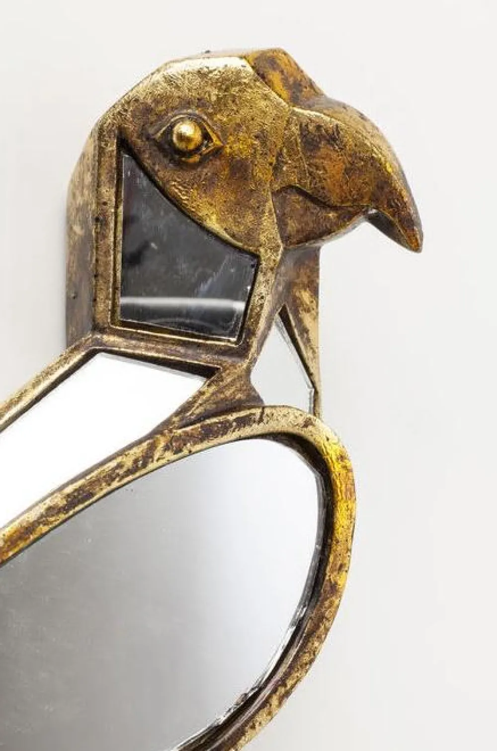 KARE Design Seinäkoristeet*Parrot Mirror Papukaija Seinäkoriste 15x43cm