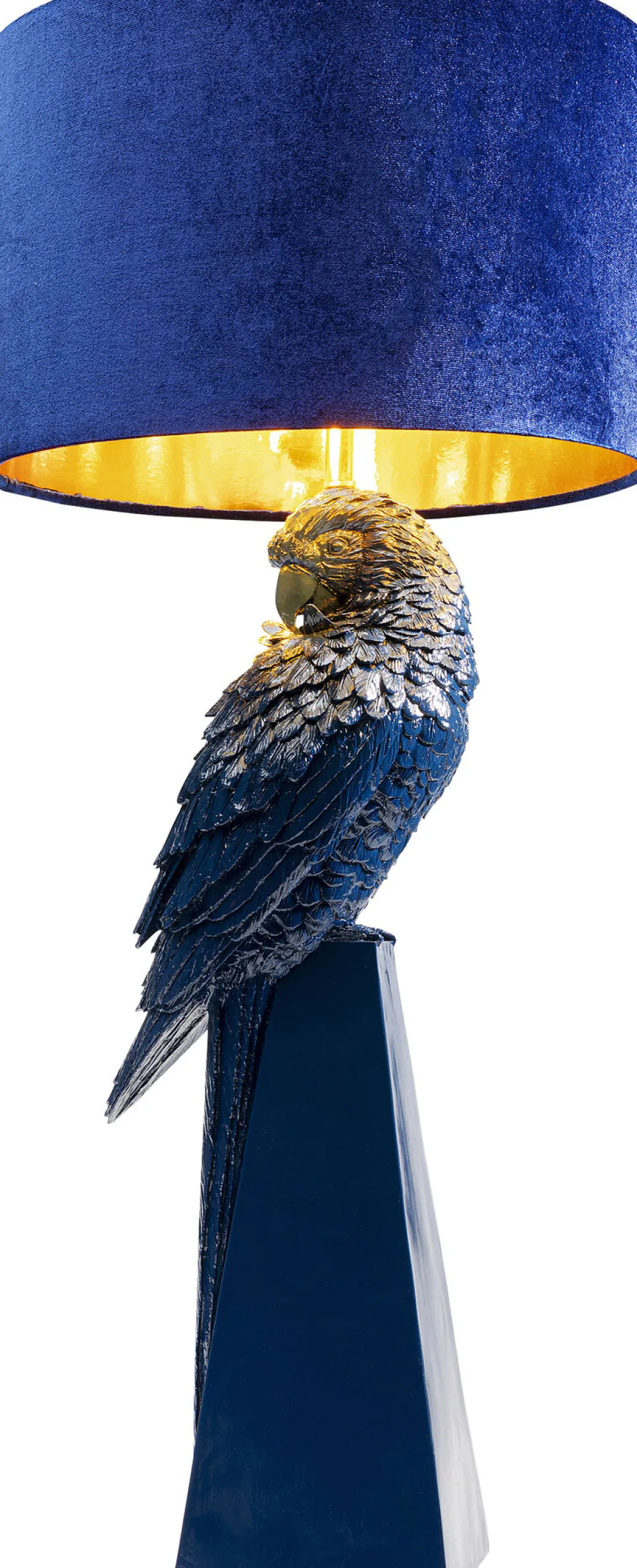 KARE Design Pöytävalaisimet*Parrot, Papukaija Pöytävalaisin, Sininen 84cm