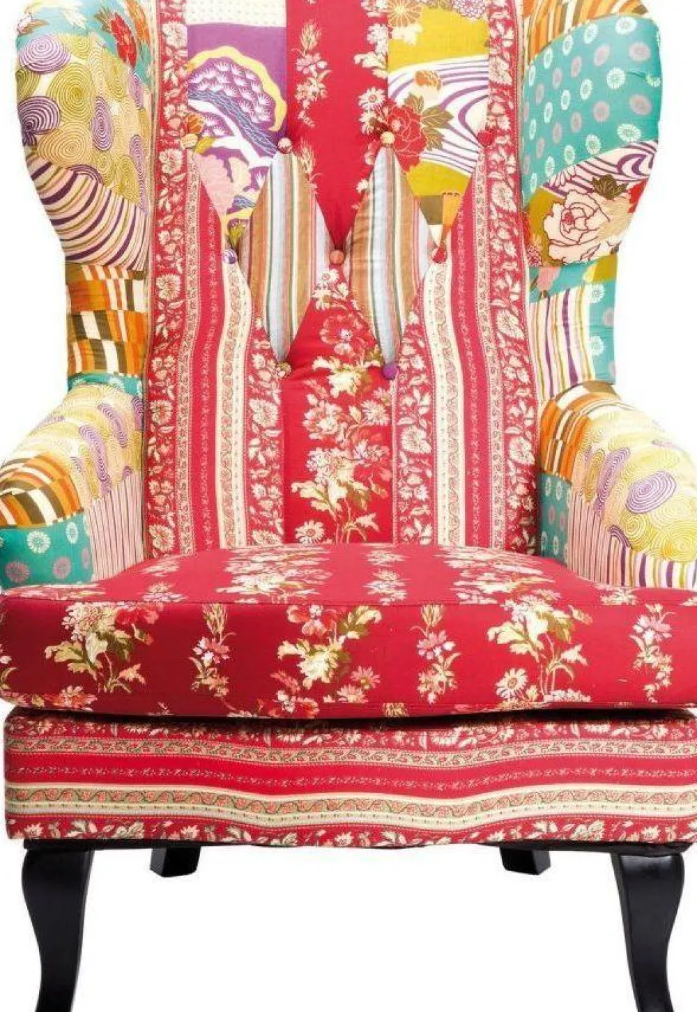 KARE Design Nojatuolit*Patchwork Nojatuoli, Punainen