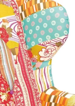 KARE Design Nojatuolit*Patchwork Nojatuoli, Punainen