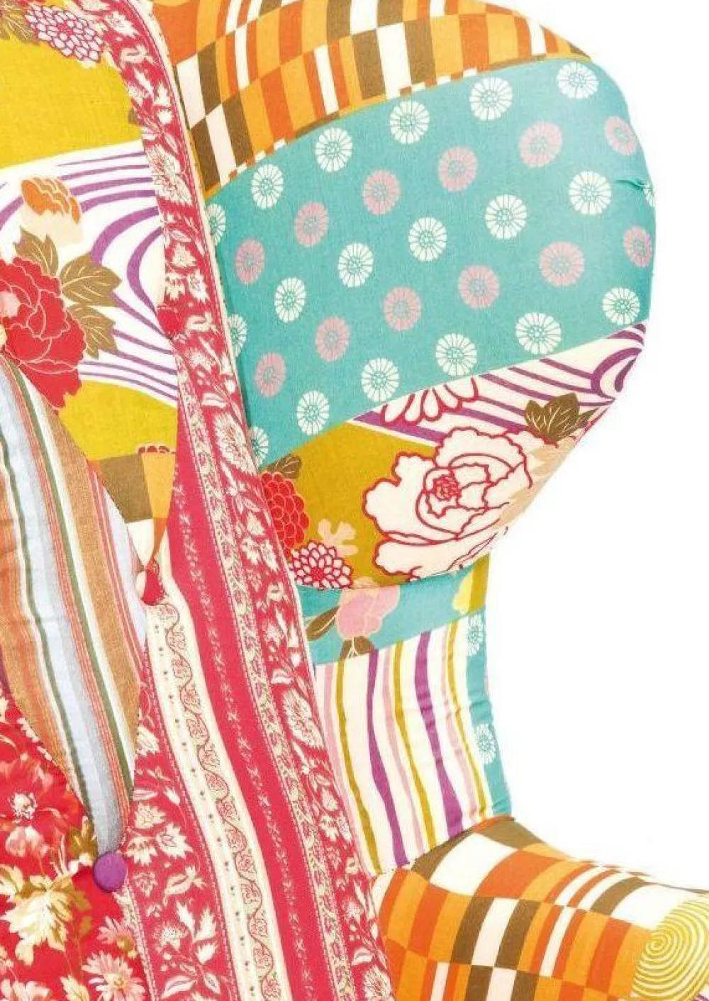 KARE Design Nojatuolit*Patchwork Nojatuoli, Punainen