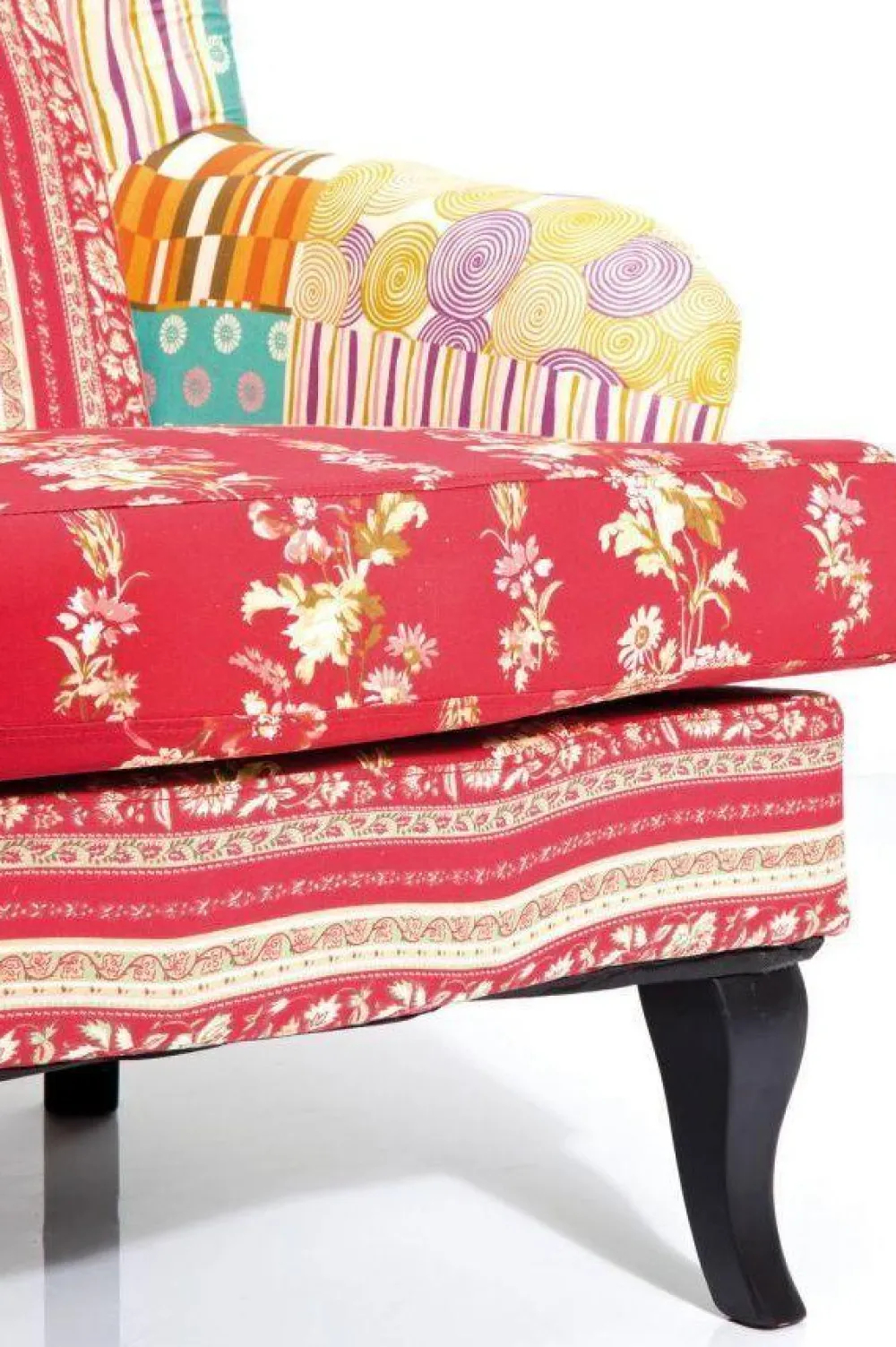 KARE Design Nojatuolit*Patchwork Nojatuoli, Punainen