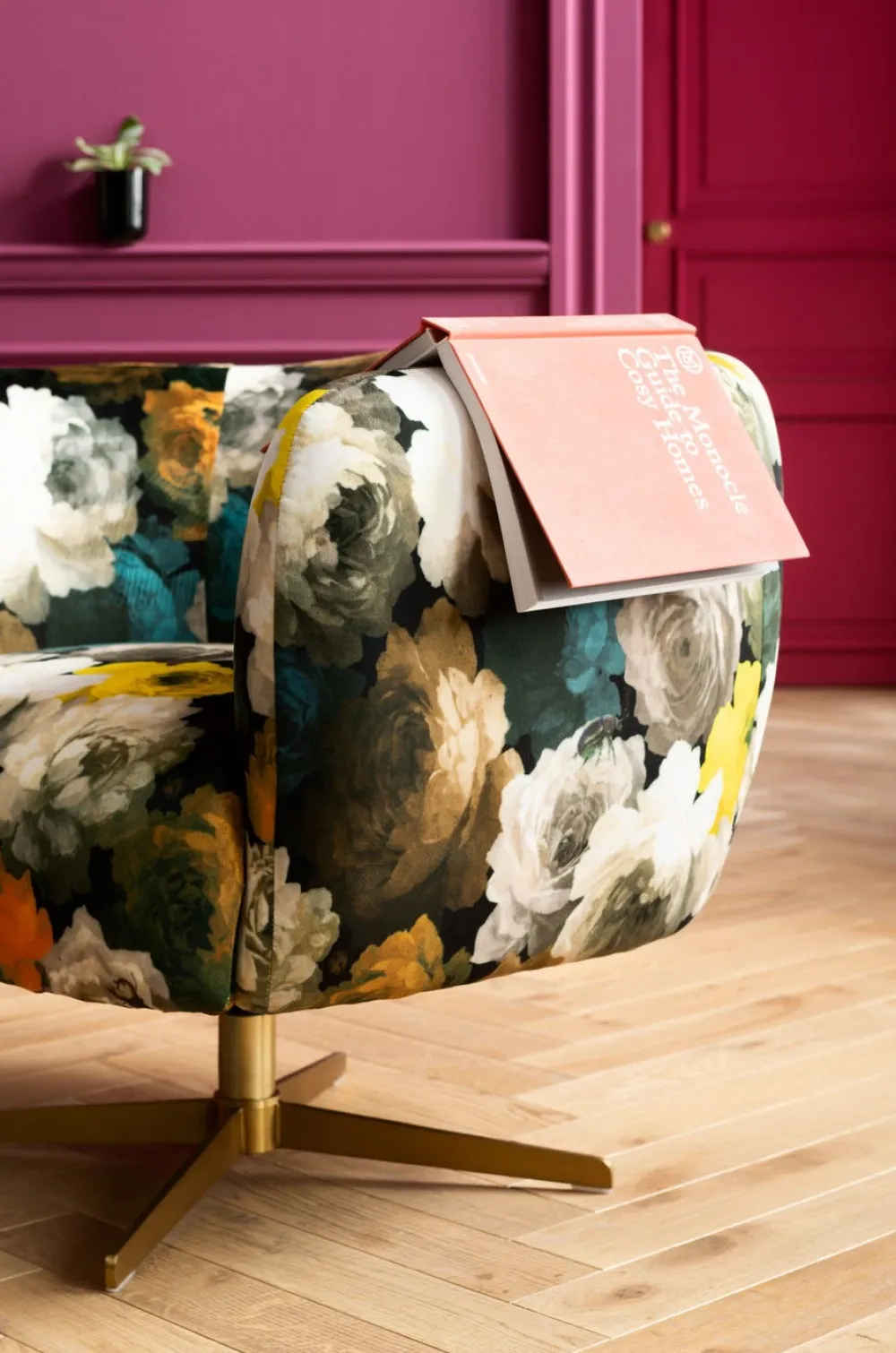 KARE Design Nojatuolit*Peony Flower Kääntyvä Nojatuoli, Keltainen