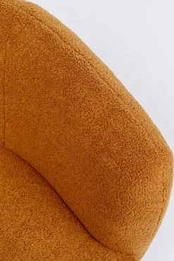 KARE Design Nojatuolit*Peony Fuzzy 360 Kääntyvä Nojatuoli, Teddykarva, Ruskea