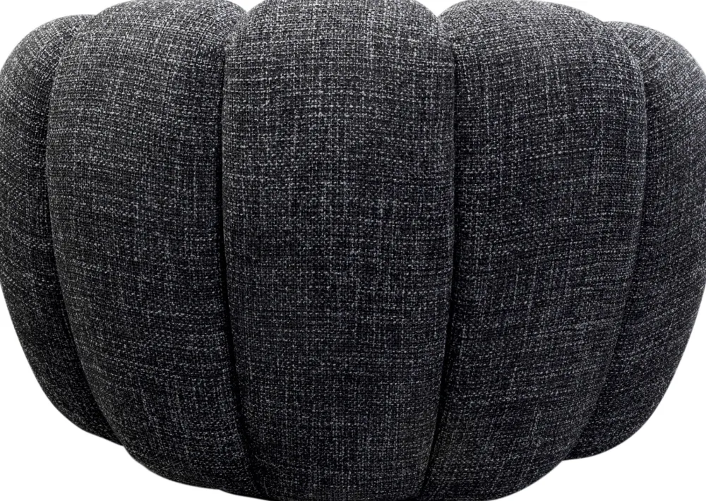 KARE Design Olohuone|Nojatuolit*Peppo Bloom Melange Kääntyvä Nojatuoli Musta