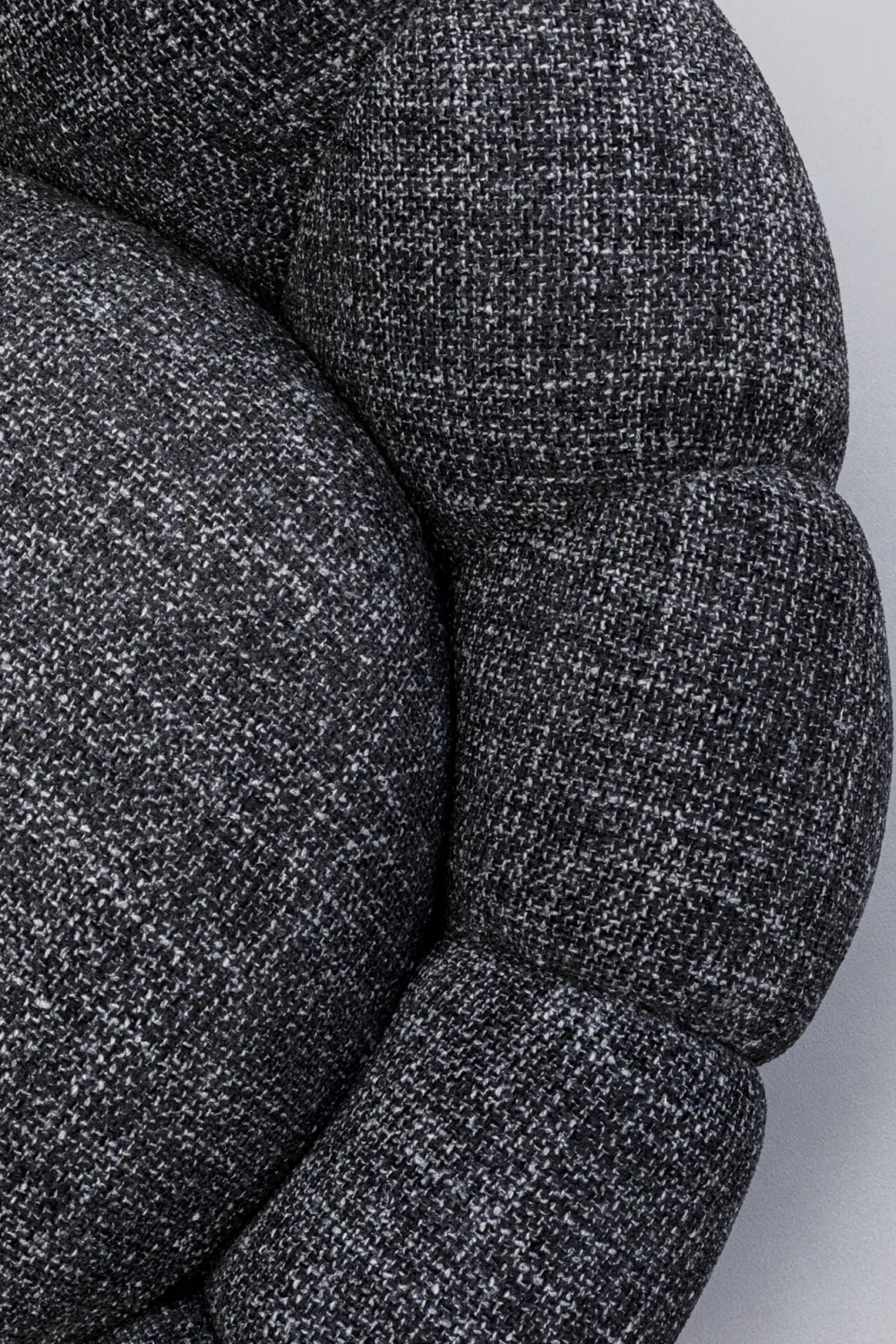 KARE Design Olohuone|Nojatuolit*Peppo Bloom Melange Kääntyvä Nojatuoli Musta